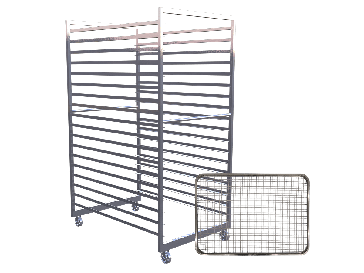 Industrial Trolley | Stainless Steel