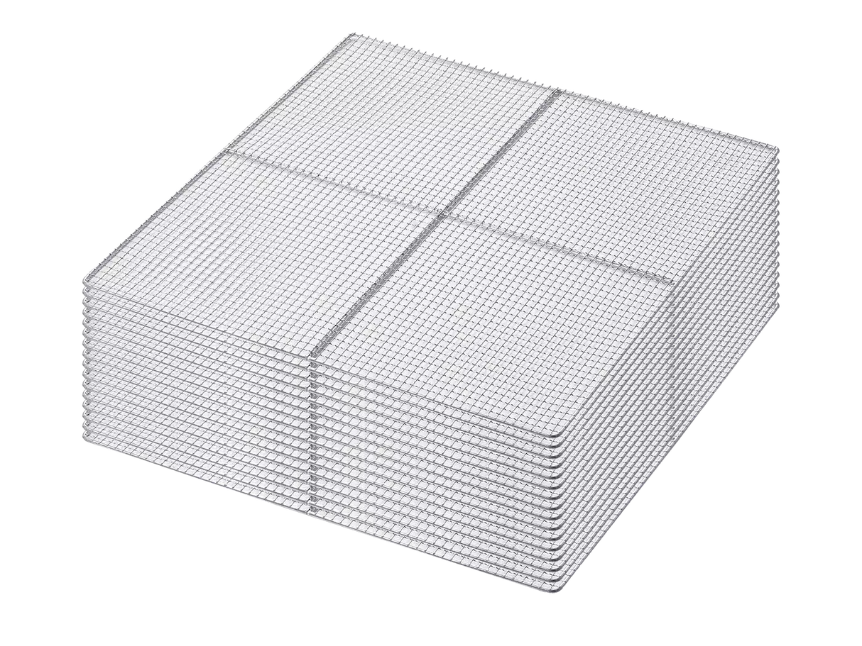 40 x 40cm Stainless Steel Mesh Trays
