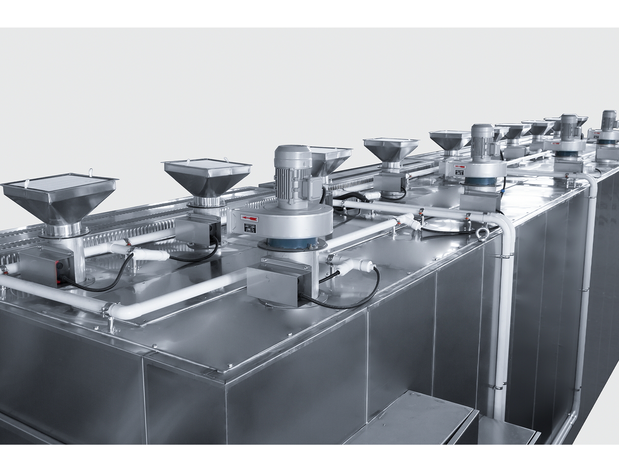 10 Trolley / 300 - 600 Tray / 88.3 - 176.6m² Total tray area