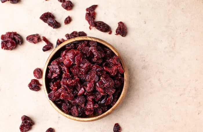 Dehydrated cranberries