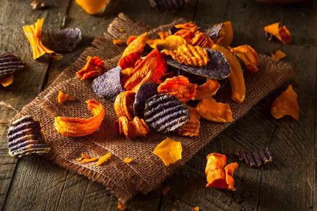 Crispy Rosemary Sweet Potato Chips