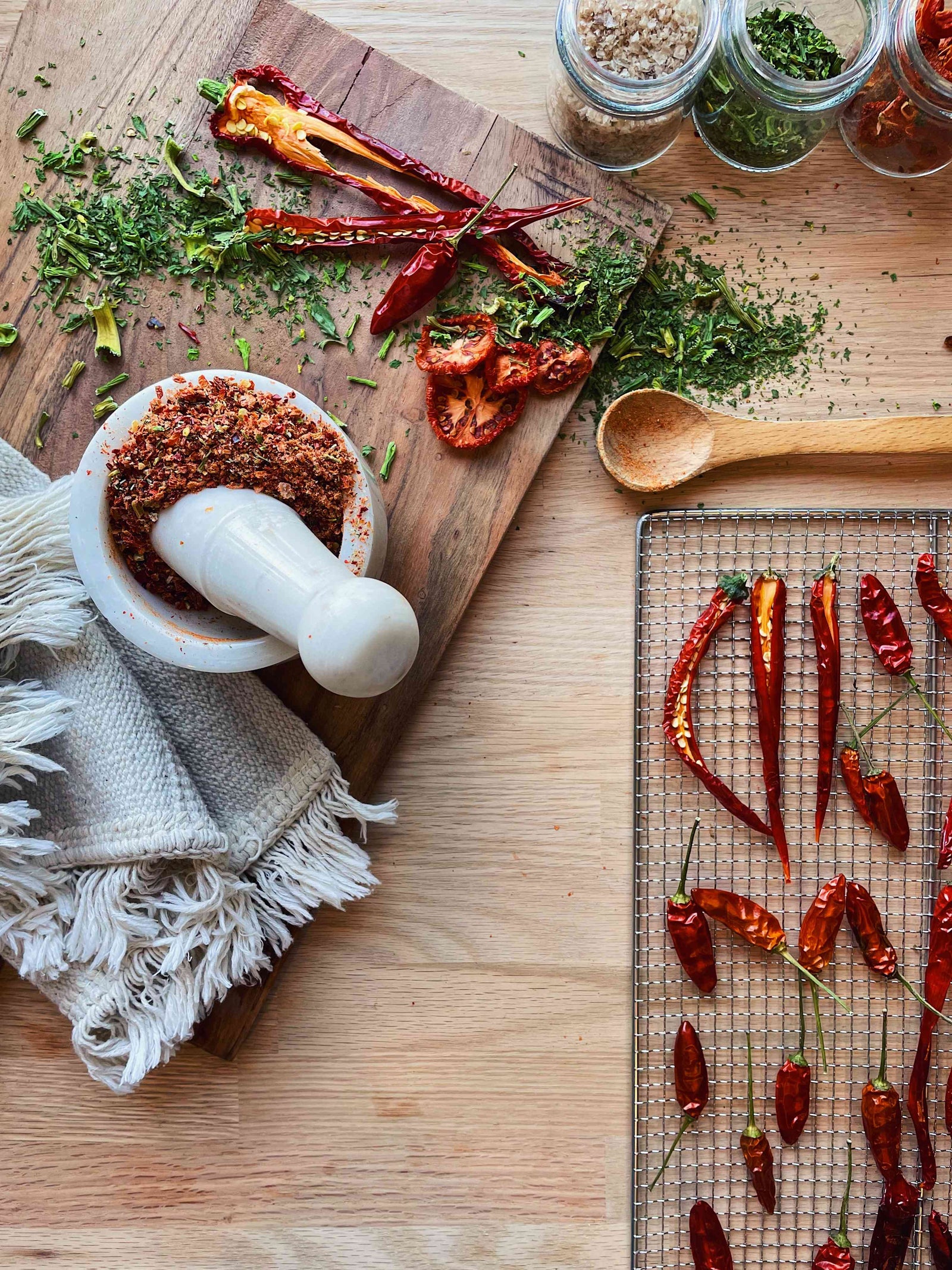 Dehydrated Chili Peppers