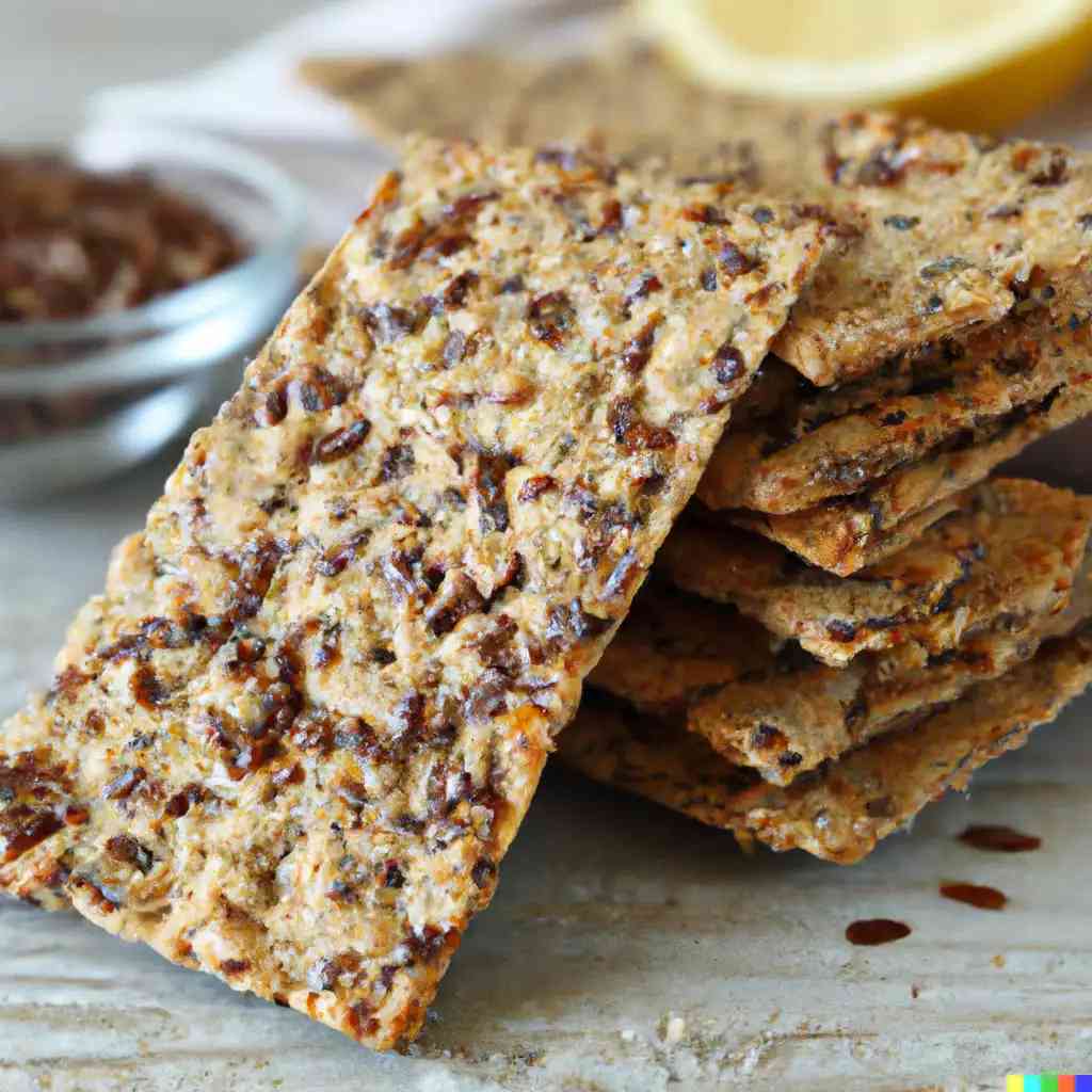 Oatmeal-Raisin Flax Crackers