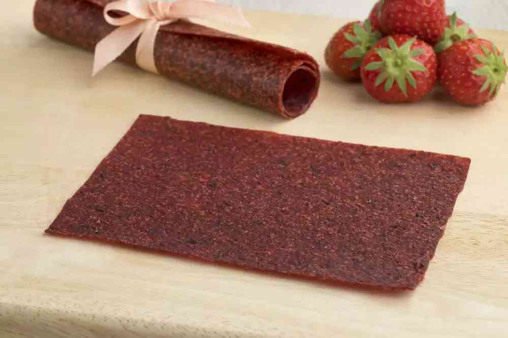 Spicy Strawberry Fruit Leather
