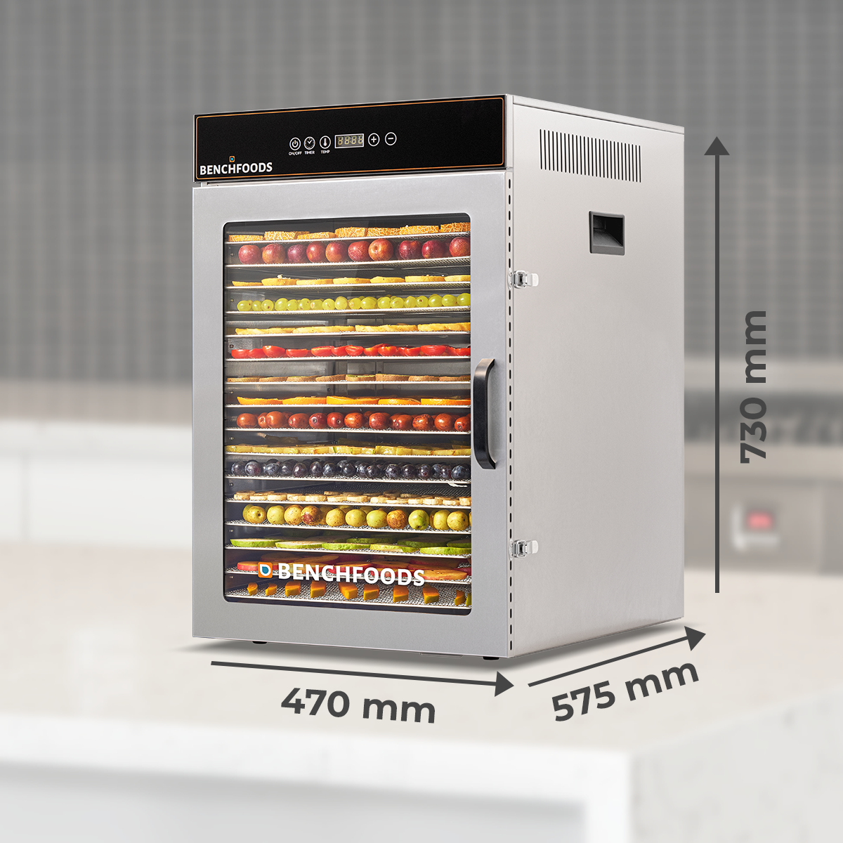 1 Zone / 16 Tray / 2.56m² Tray Area