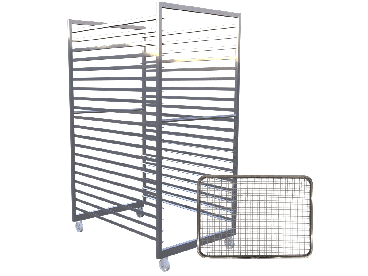 Industrial Trolley | Stainless Steel