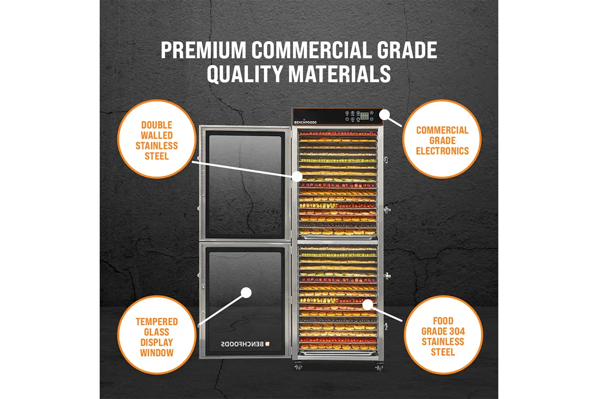 2 Zone - Vertical / 32 Tray / 5.12m² Tray Area - Biltong Bundle
