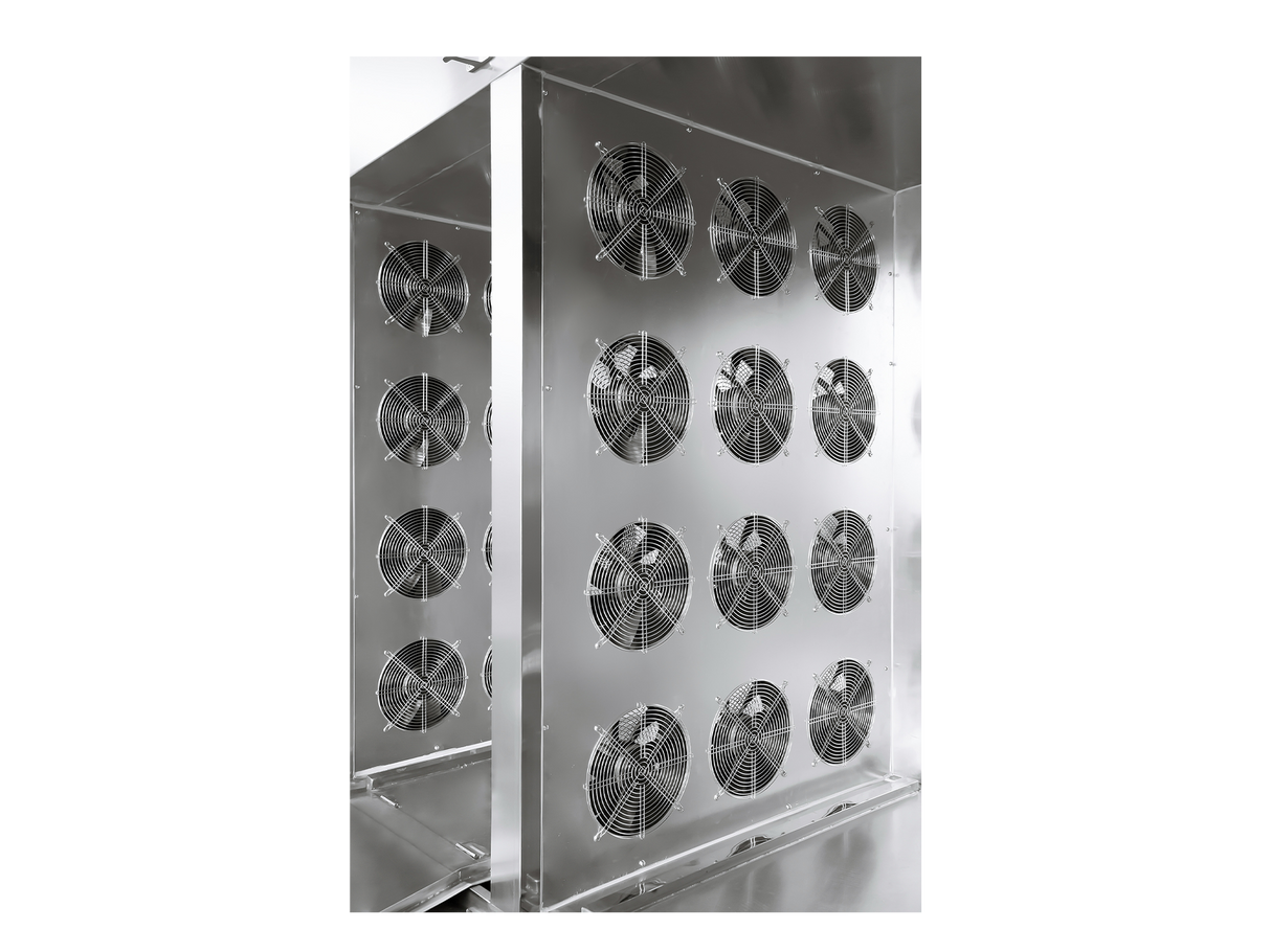 2 Trolley / 60 - 120 Tray / 17.7 - 35.3m² Total tray area
