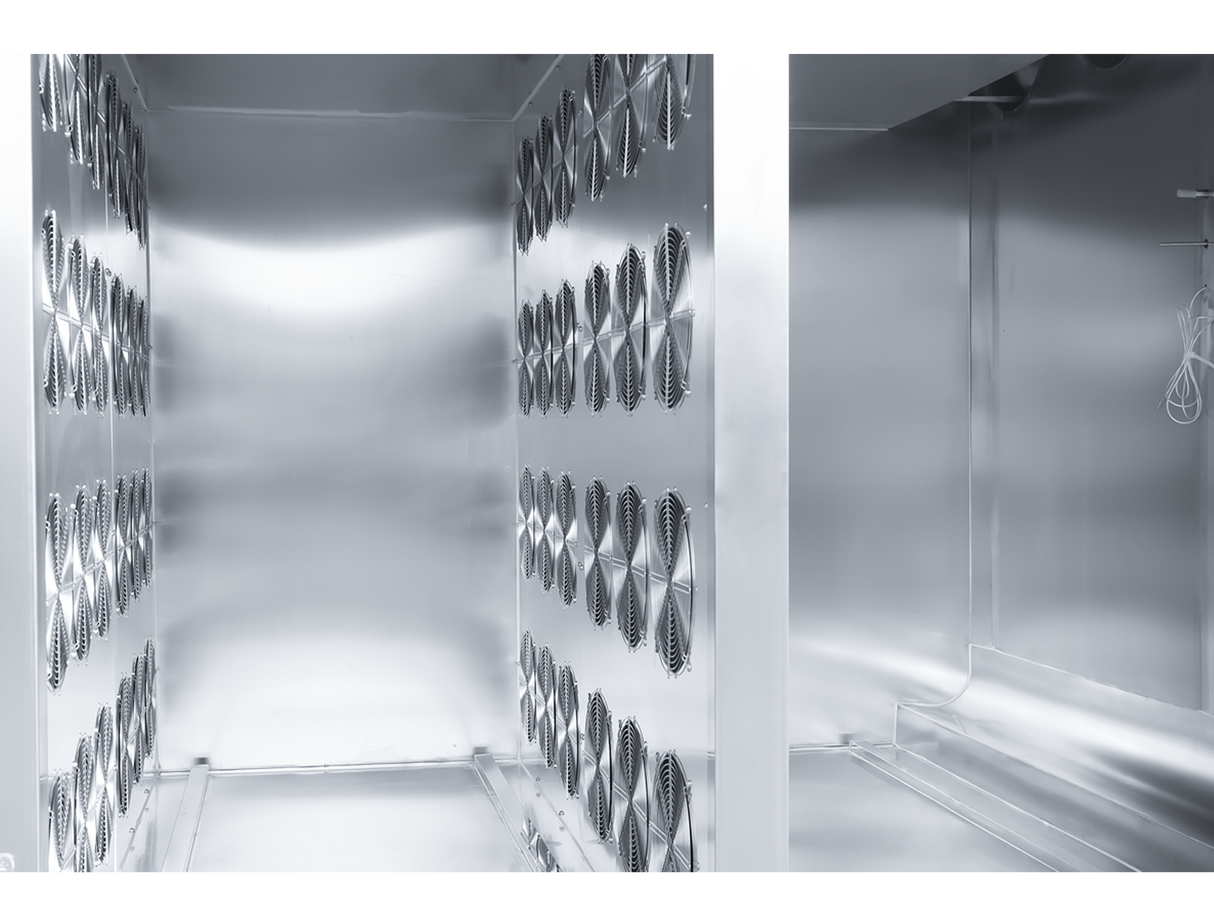 8 Trolley / 240 - 480 Tray / 70.7 - 141.3m² Total tray area
