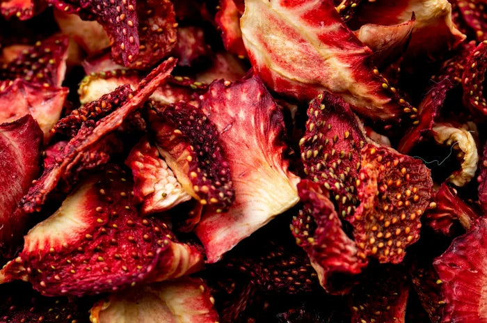 Dehydrated strawberry slices